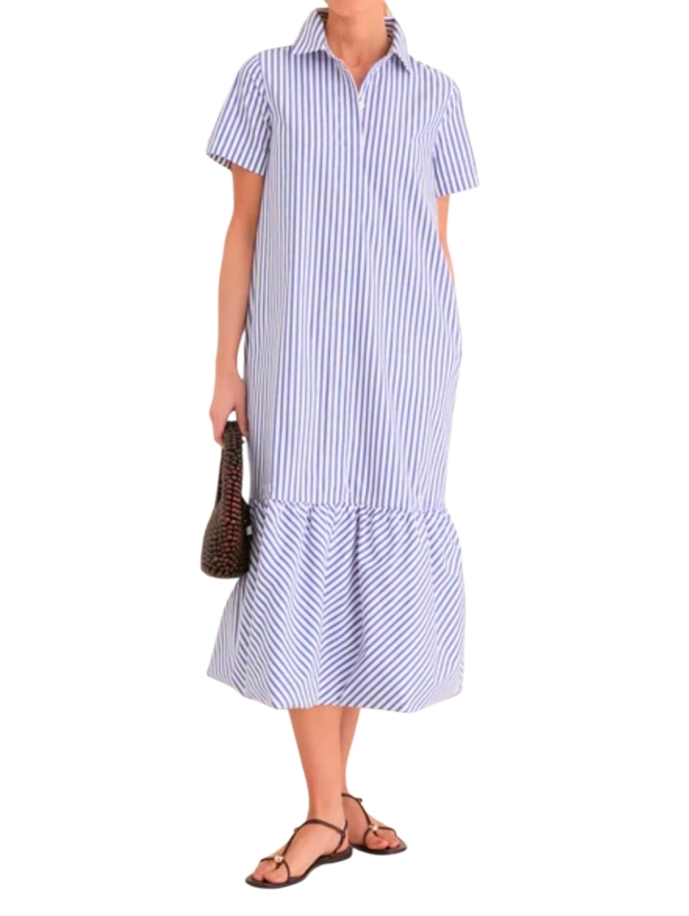 Tuckernuck Blue and White Striped Maxi Dress